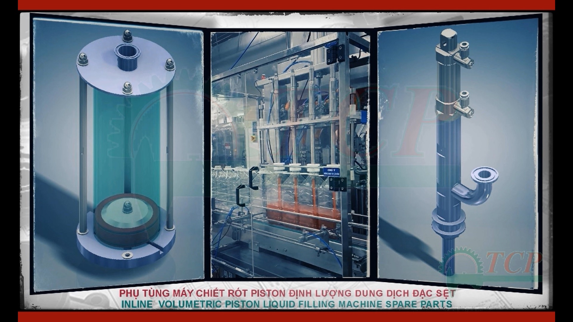 Máy Chiết Rót Định Lượng Piston Xylanh